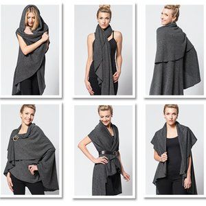 NWT Demdaco City Wrap Multi-Way Shawl